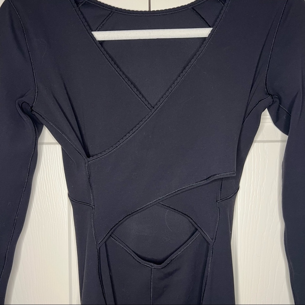 Lululemon Wrap Back Long Sleeve Dress - Picture 8 of 13